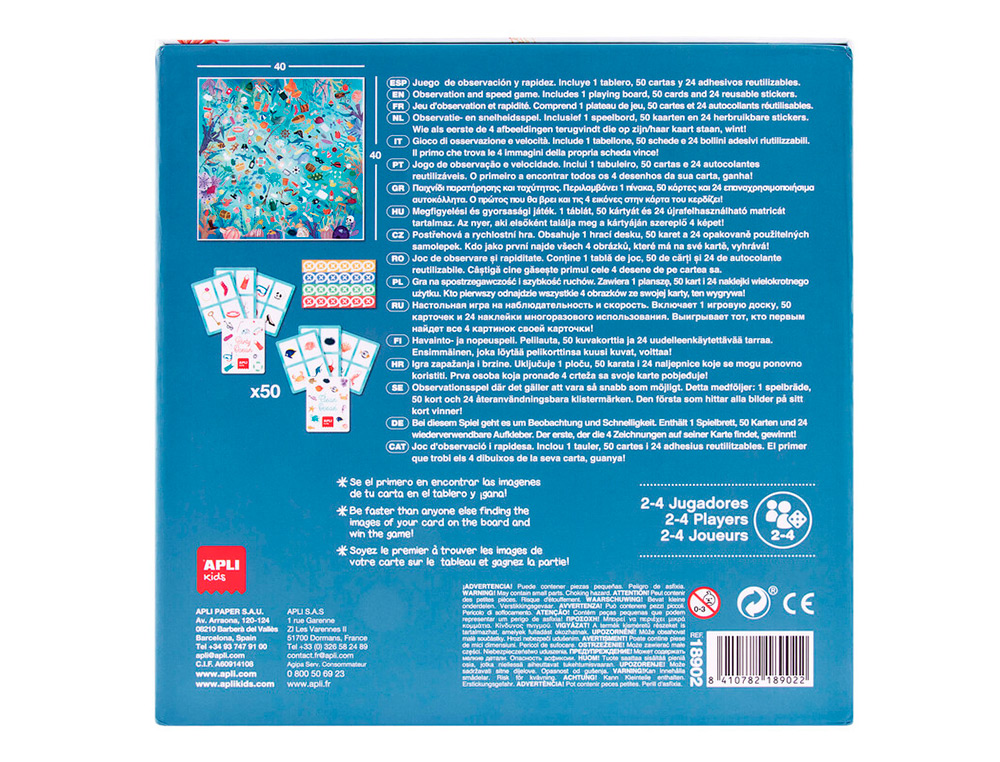 JUEGO APLI DIDACTICO OBSERVACION SALVAR EL OCEANO
