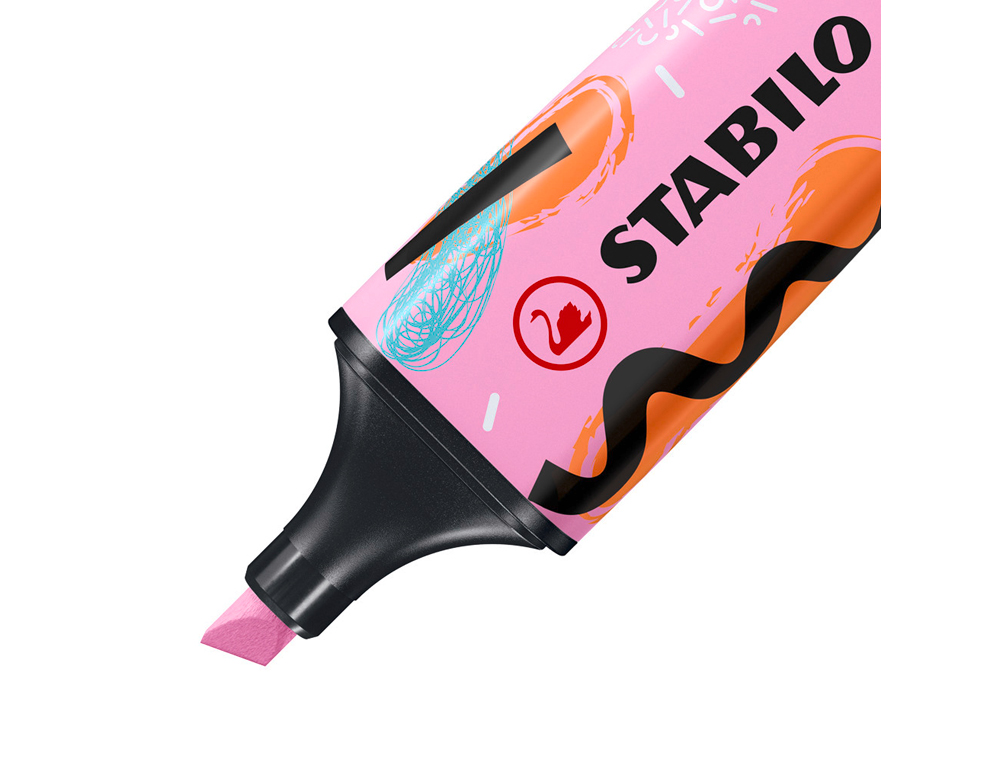 ROTULADOR STABILO BOSS FLUORESCENTE ORIGINAL PASTEL BY JU SCHNEE FUCSIA HELADO
