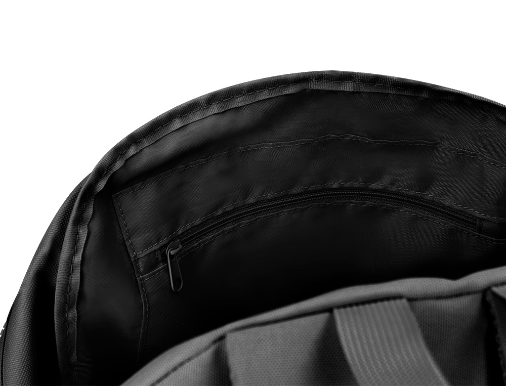 MOCHILA LIDERPAPEL CORE CON COMPARTIMENTO LATERAL ELASTICO NEGRO 15 L 400X125X300 MM