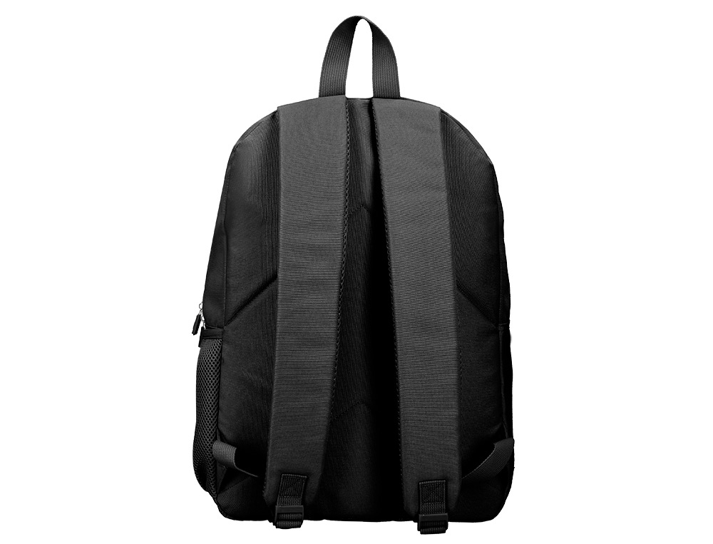 MOCHILA LIDERPAPEL CORE CON COMPARTIMENTO LATERAL ELASTICO NEGRO 15 L 400X125X300 MM