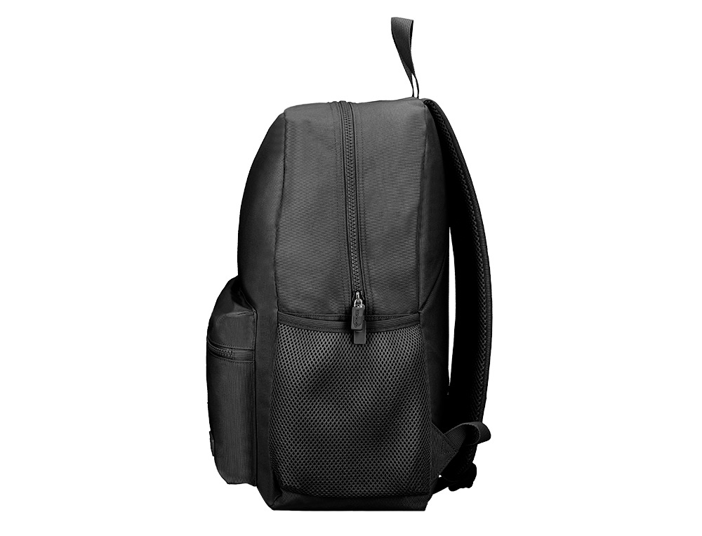 MOCHILA LIDERPAPEL CORE CON COMPARTIMENTO LATERAL ELASTICO NEGRO 15 L 400X125X300 MM