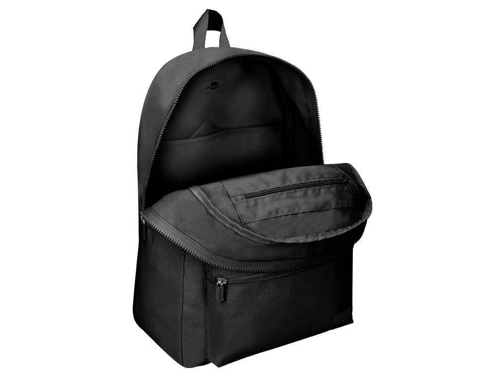 MOCHILA LIDERPAPEL CORE CON COMPARTIMENTO LATERAL ELASTICO NEGRO 15 L 400X125X300 MM