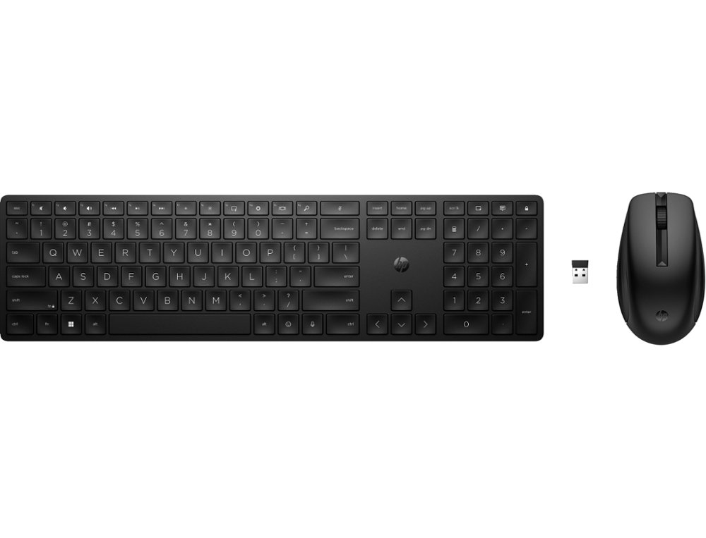 SET TECLADO + RATON INALAMBRICO HP COMBO 655 COLOR NEGRO