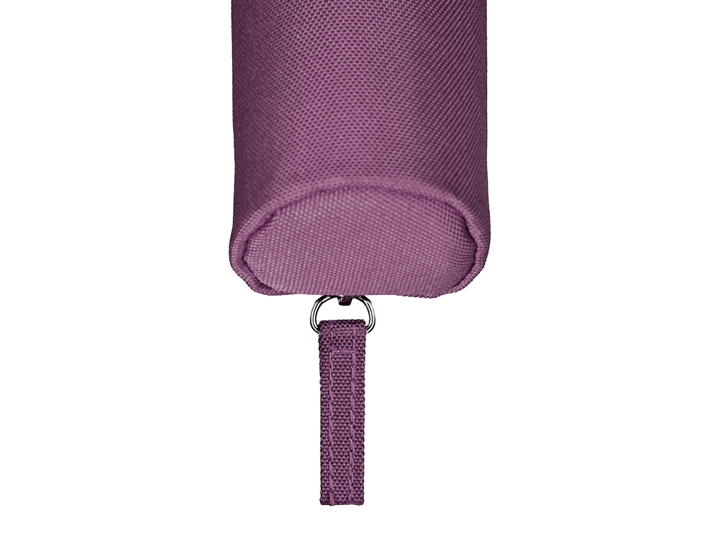 ESTUCHE PORTATODO LIDERPAPEL SLIM CILINDRICO 220X45MM MORADO EMPOLVADO