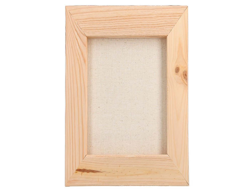 BASTIDOR LIDERPAPEL LIENZO GRAPADO TRASERO ALGODON 100% 22X16 CM