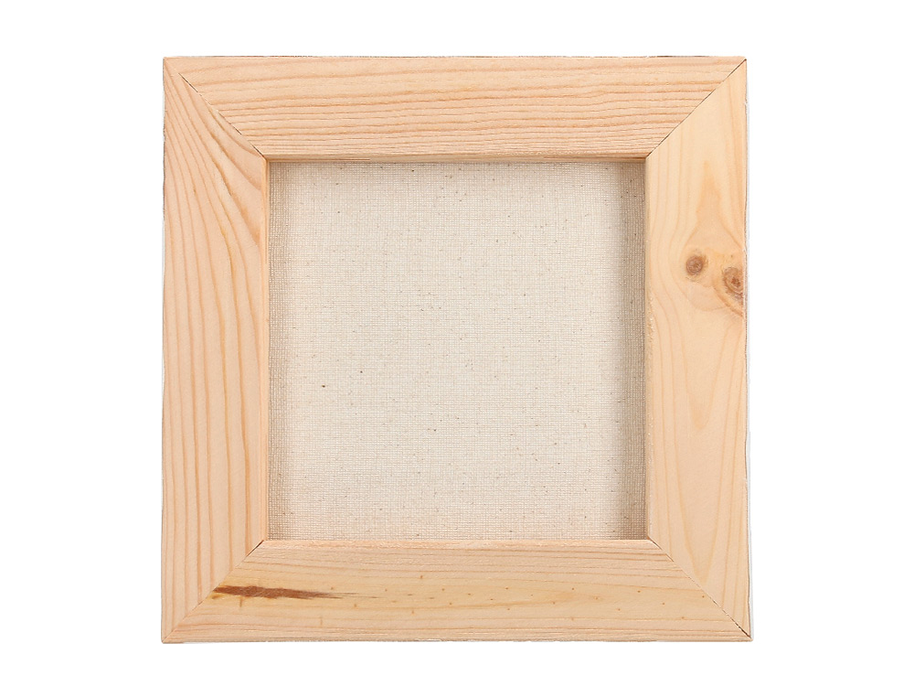 BASTIDOR LIDERPAPEL LIENZO GRAPADO TRASERO ALGODON 100% 30X30 CM