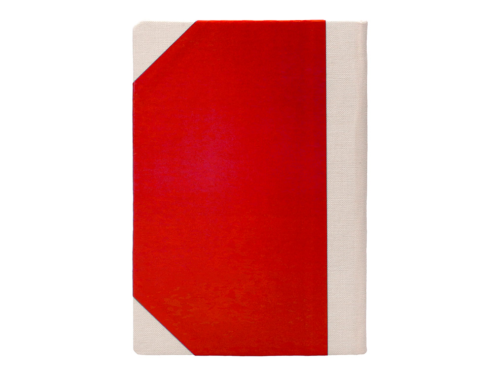 LIBRO CARTONE COSIDO FERNANDES FLECHA DIN A4+ LISO 50 HOJAS 100 GR ROJO