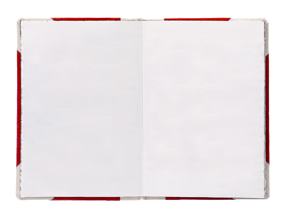 LIBRO CARTONE COSIDO FERNANDES FLECHA DIN A4+ LISO 50 HOJAS 100 GR ROJO