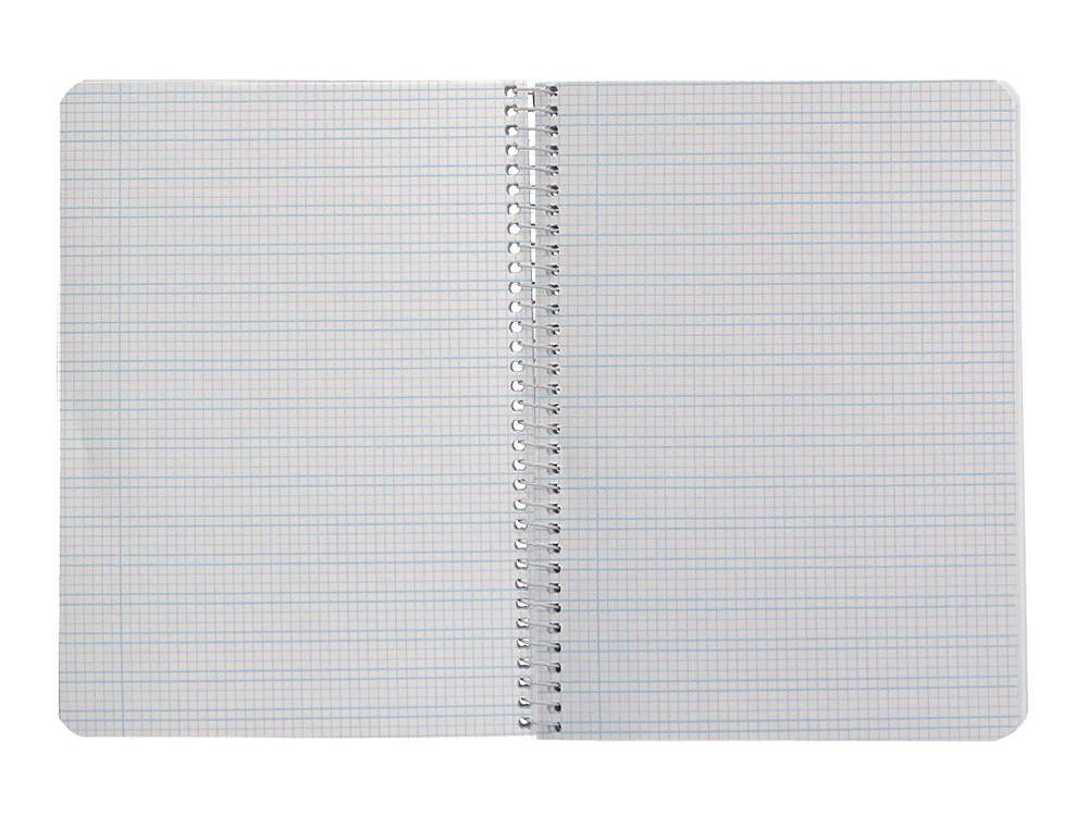 CUADERNO ESPIRAL LIDERPAPEL A5 PAUTAGUIA TAPA BLANDA 40H 75GR CUADRO PAUTADO 2,5MM COLOR VERDE