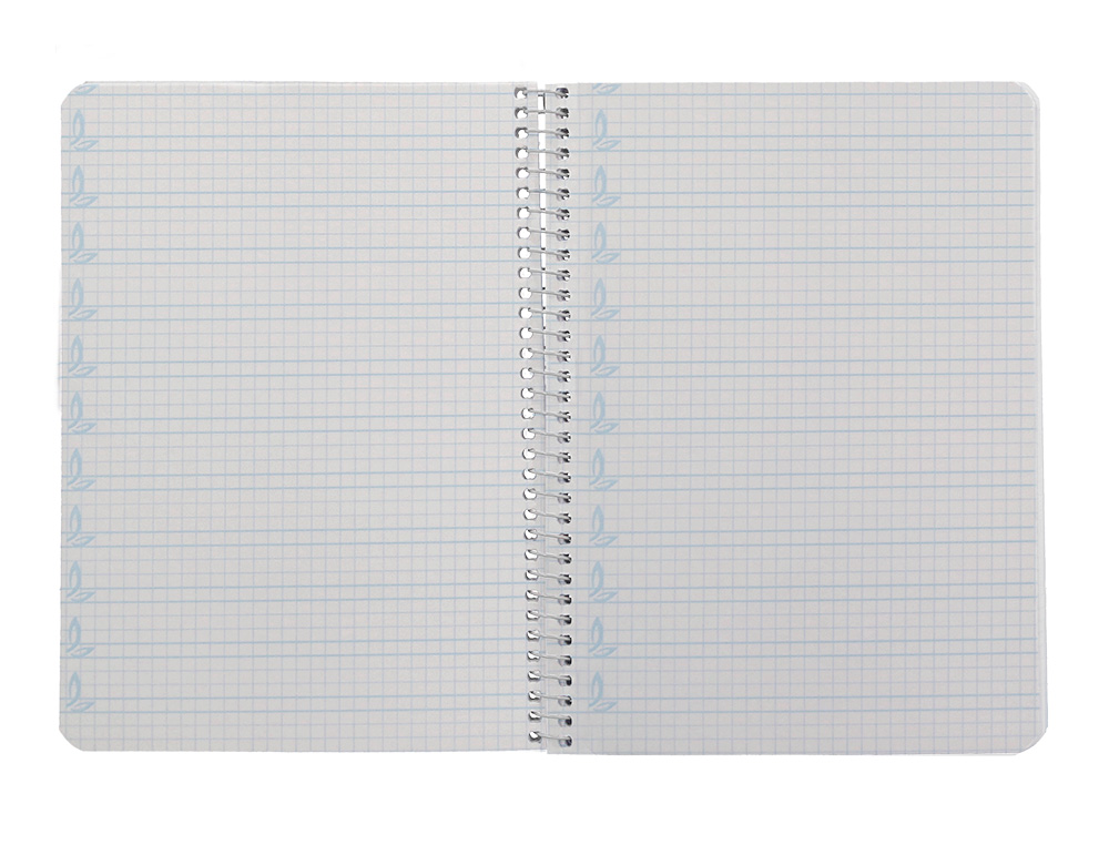 CUADERNO ESPIRAL LIDERPAPEL A5 PAUTAGUIA TAPA BLANDA 40H 75GR CUADRO PAUTADO 4MM COLOR NARANJA