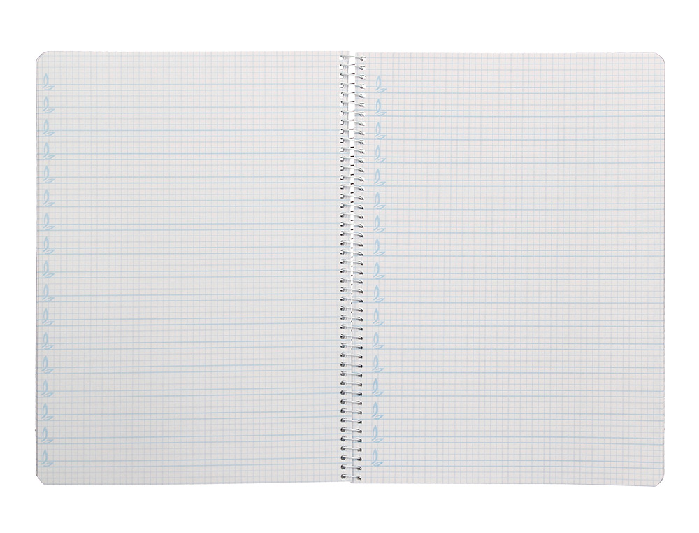 CUADERNO ESPIRAL LIDERPAPEL A4 PAUTAGUIA TAPA BLANDA 80H 75 GR CUADRO PAUTADO 4MM COLOR AMARILLO