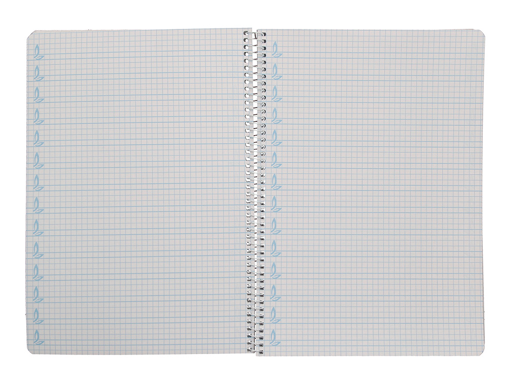 CUADERNO ESPIRAL LIDERPAPEL A4 PAUTAGUIA TAPA BLANDA 80H 75GR CUADRO PAUTADO 5MM COLOR VERDE