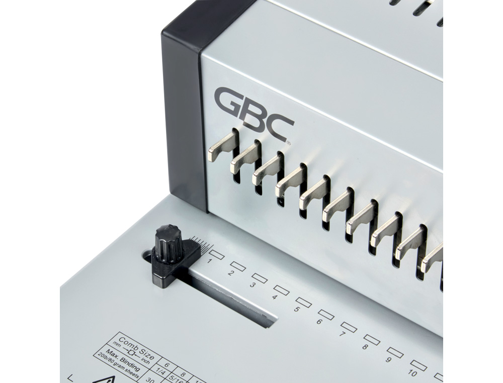 ENCUADERNADORA PARA CANUTILLO GBC COMBBIND CB25 PRO PERFORA 25 HOJAS TAMAO A4 ENCUADERNA 500 HOJAS