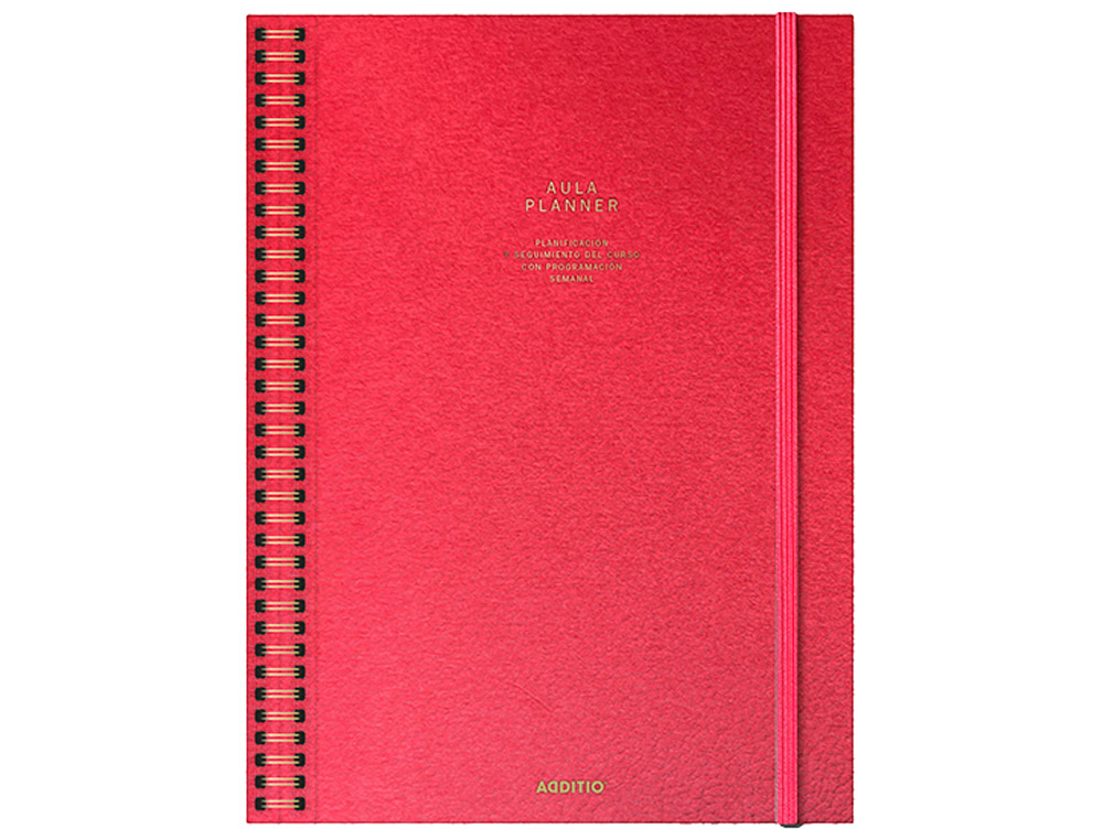 CUADERNO AULA PLANNER ADDITIO DIN A4 160 PAGINAS PLAN ANUAL Y MENSUAL CON PROGRAMACION Y EVALUACION