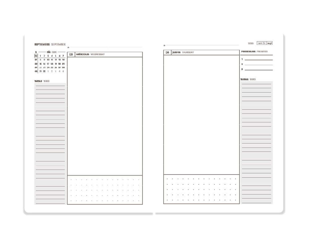 AGENDA ESCOLAR ANTARTIK 25-26 ESPIRAL ESSENTIALS VERDE LIMA DIA PAGINA A5 BILINGE PAPEL FSC 80 GR