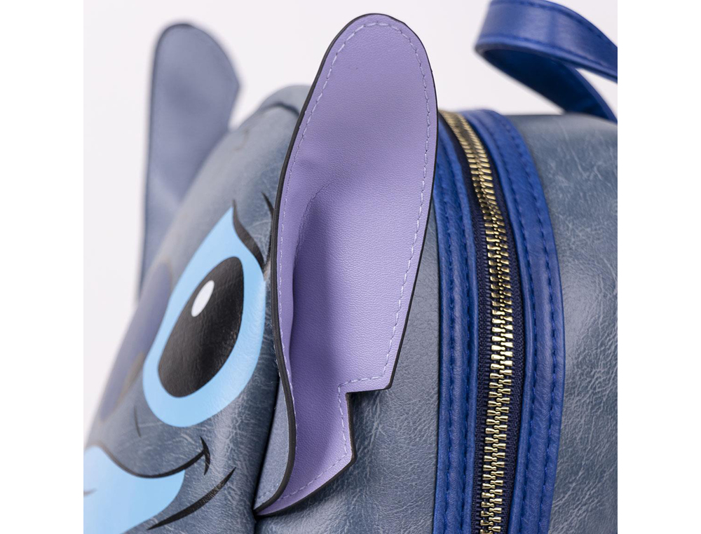 MOCHILA CASUAL MODA APLICACIONES STITCH 195X240X110 MM