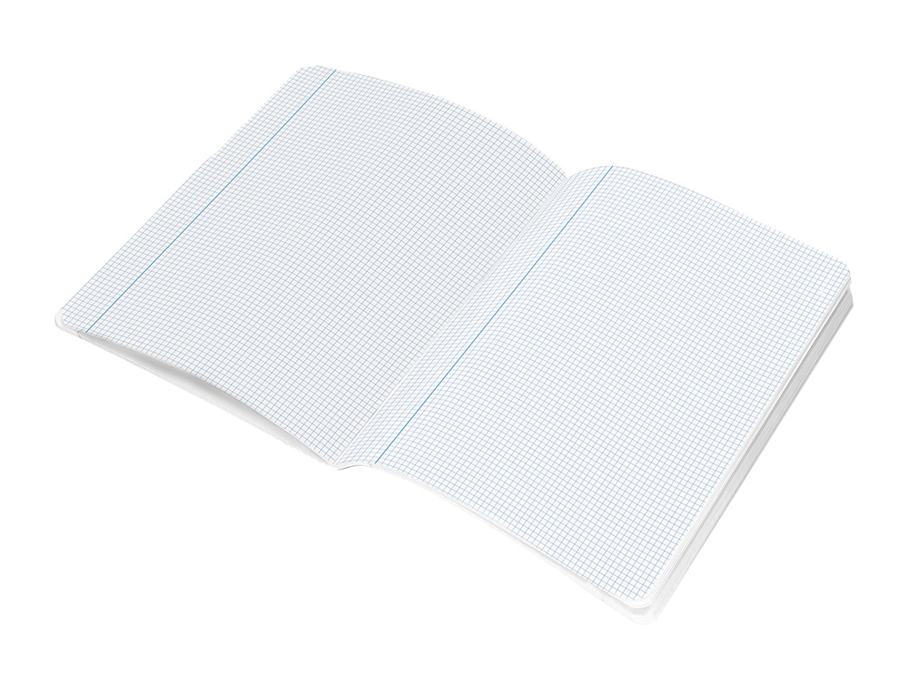 LIBRETA LIDERPAPEL SMART A5 PLUS 32 HOJAS 75GR CUADRO 4MM CON MARGEN