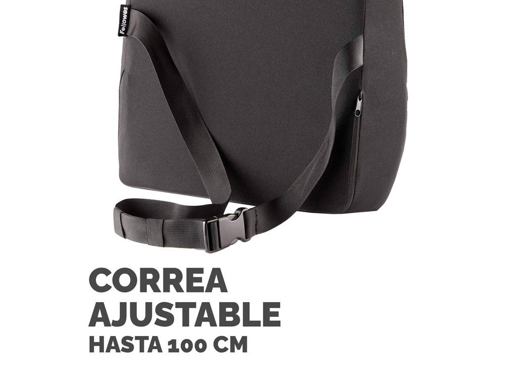 RESPALDO ERGONOMICO FELLOWES LUMBAR ACOLCHADO BREYTA COMFORT COLOR NEGRO 330X380X90 MM