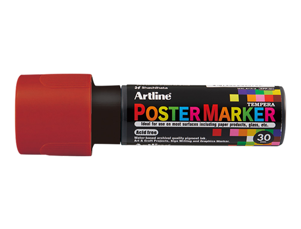ROTULADOR ARTLINE POSTER MARKER EPP-30 PUNTA RECTANGULAR 30 MM COLOR MARRON