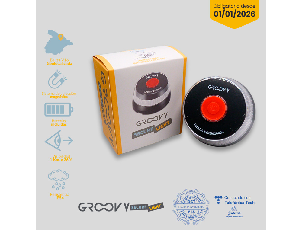 LUZ DE EMERGENCIA V16 BALIZA GEOLOCALIZADA KERSHAW HOMOLOGADA DGT COLOR NEGRO