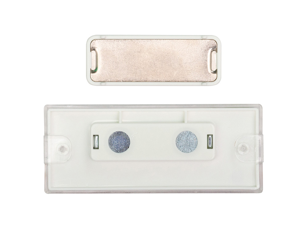 IDENTIFICADOR Q-CONNECT KF14139 CON CLIP MAGNETICO APERTURA SUPERIOR 75X28 MM