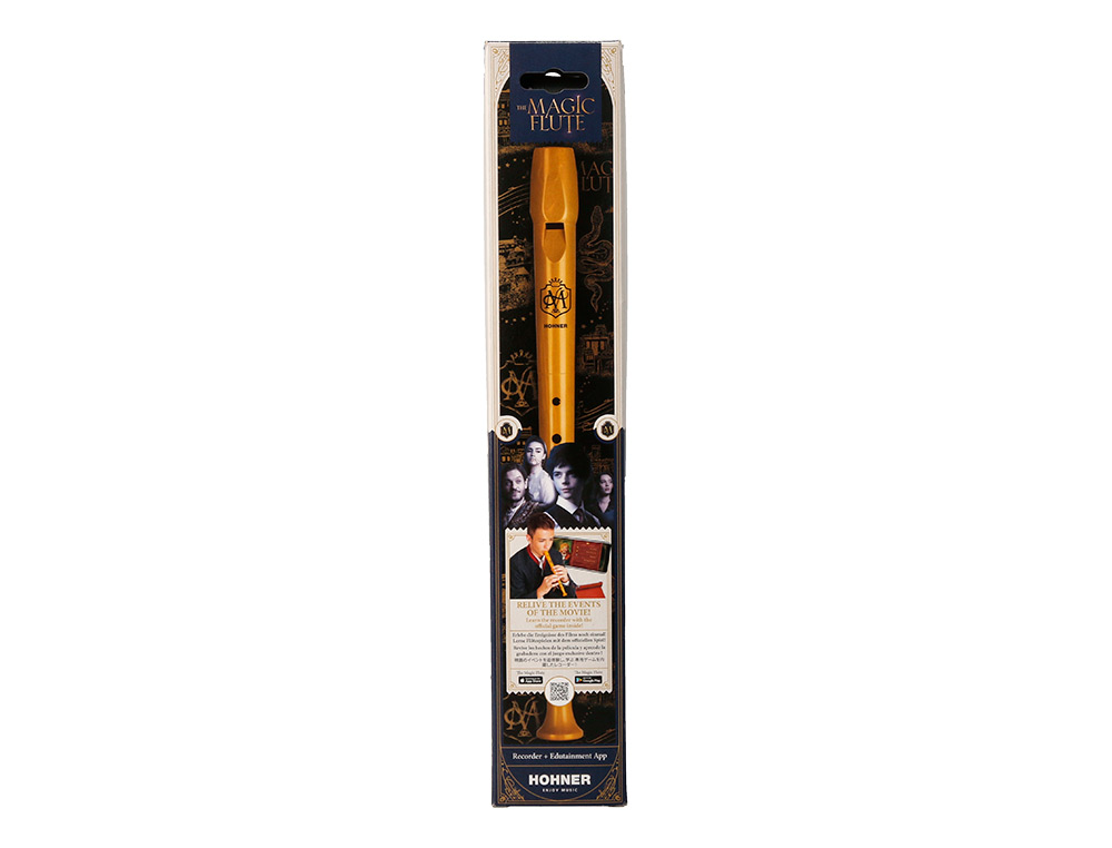 FLAUTA HOHNER THE MAGIC FLUTE COLOR DORADO EDICION ESPECIAL CON APP PARA APRENDER Y JUGAR