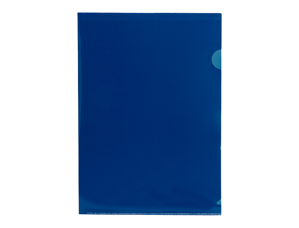 CARPETA LIDERPAPEL DOSSIER UERO 44002 POLIPROPILENO DIN A4 AZUL 20 HOJAS