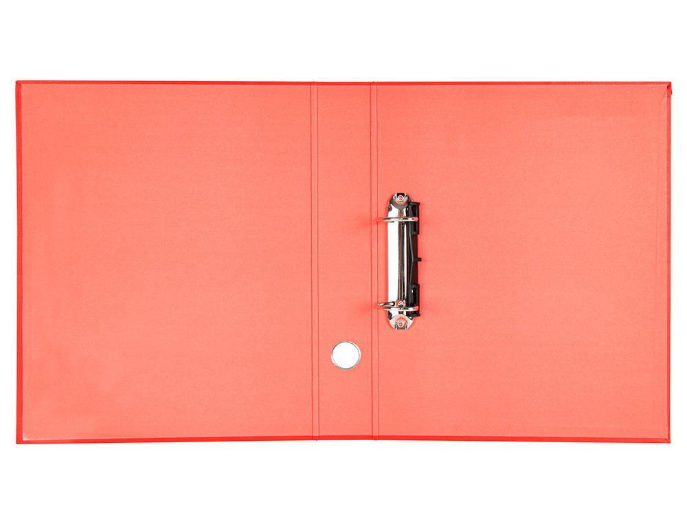 MODULO LIDERPAPEL 3 ARCHIVADORES FOLIO 2 ANILLAS MIXTAS 40MM ROJO
