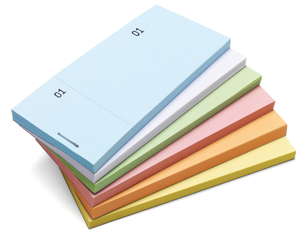 TALONARIO LIDERPAPEL MOSTRADOR 50X110 MM TL12 VERDE CON MATRIZ