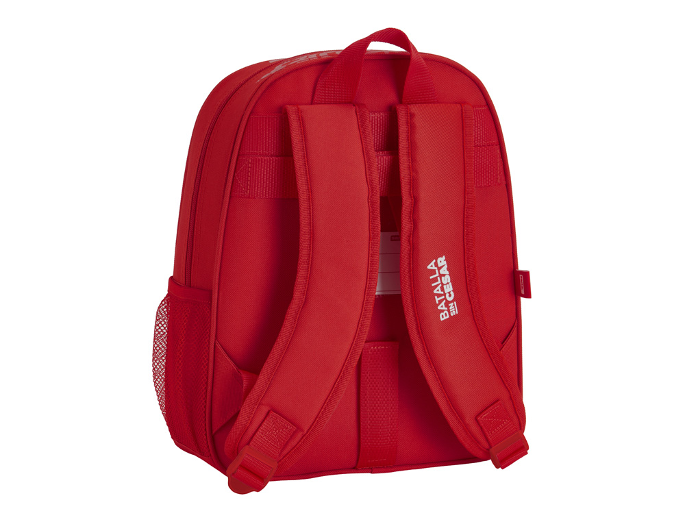 CARTERA ESCOLAR SAFTA SPORTING DE GIJON MOCHILA INFANTIL ADAPTABLE A CARRO 270X330X100 MM