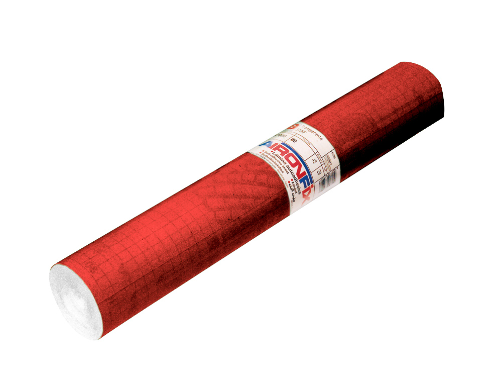 ROLLO ADHESIVO AIRONFIX UNICOLOR ROJO MATE CLARO 67151 ROLLO DE 20 MT