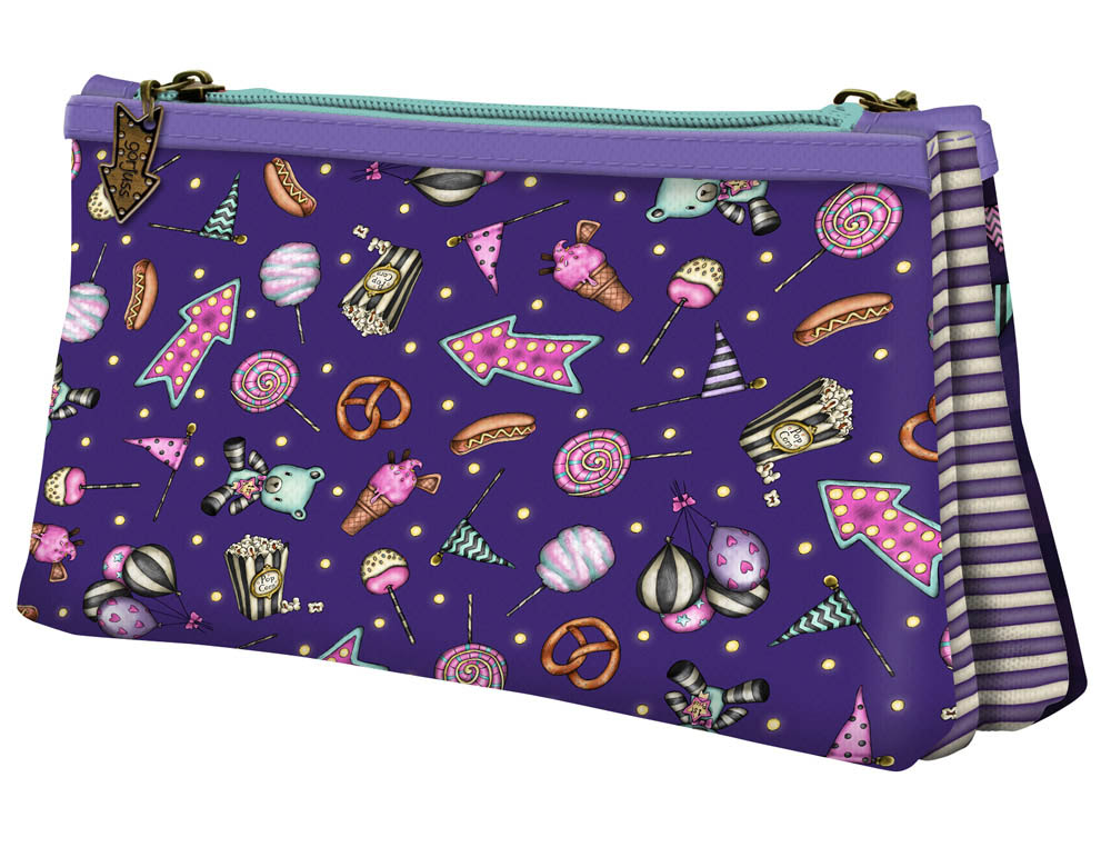CARTERA ESCOLAR SAFTA GORJUSS FAIRGROUND NECESER PEQUEÑO DOBLE 215X115X50 MM