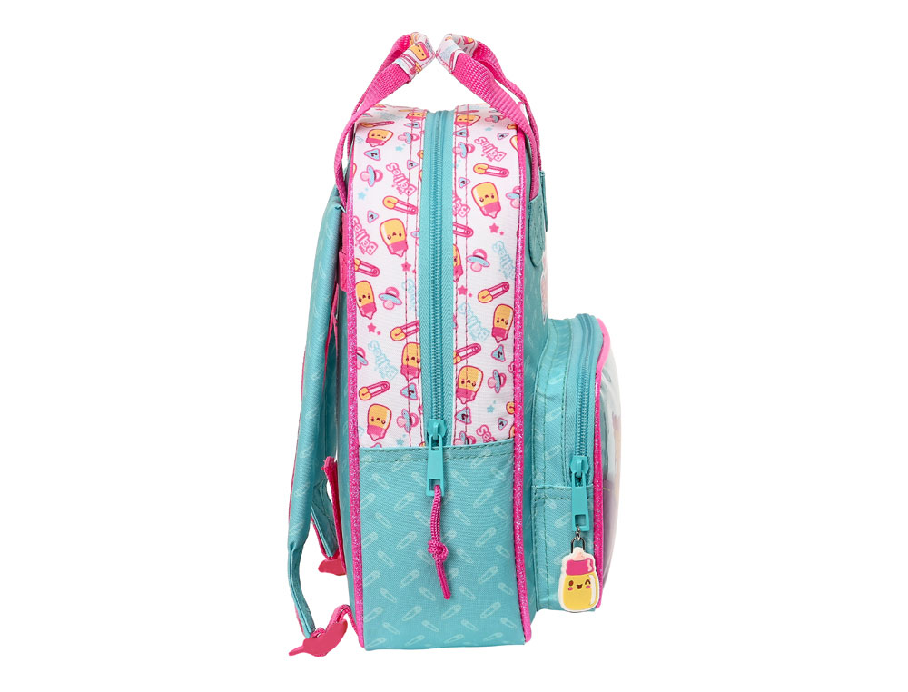 MOCHILA SAFTA INFANTIL CON ASAS ADAPTABLE A CARRO THE BELLIES 280X200X80 MM