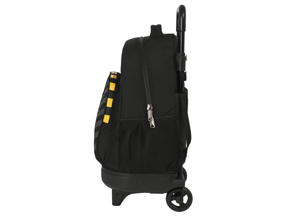 MOCHILA SAFTA GRANDE CON RUEDAS COMPACT EXTRAIBLE RECICLADA BLACKFIT8 ZONE 220X330X450 MM