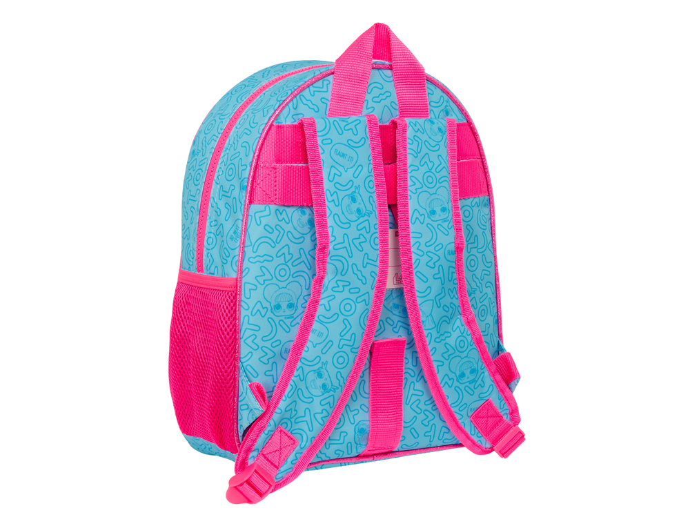 MOCHILA SAFTA INFANTIL ADAPTABLE A CARRO L.O.L. SURPRISE DIVAS 100X280X340 MM