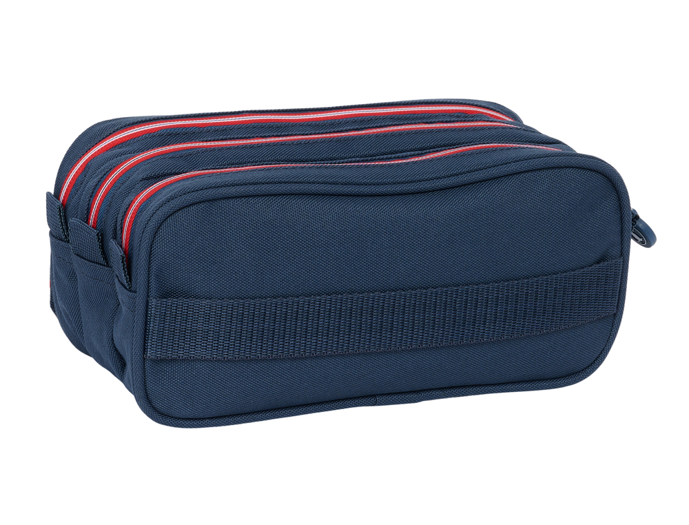 BOLSO ESCOLAR PORTATODO SAFTA TRIPLE BIG EL GANSO CLASSIC 80X215X100 MM