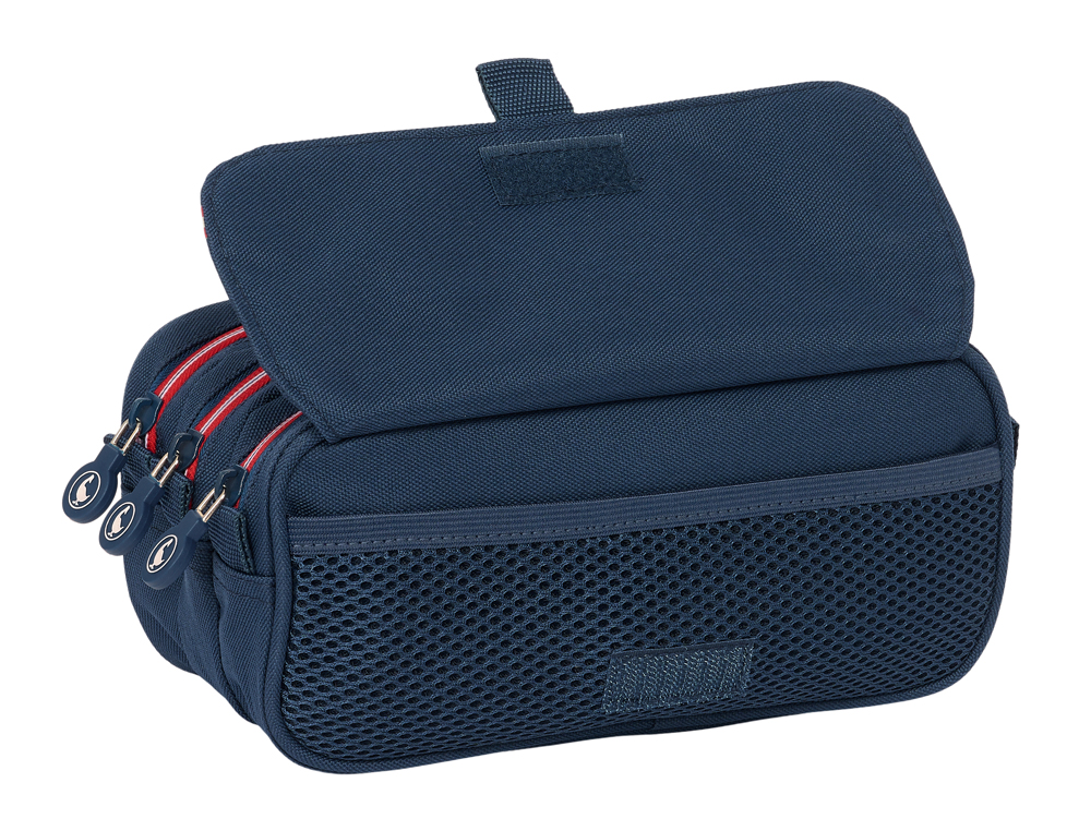 BOLSO ESCOLAR PORTATODO SAFTA TRIPLE BIG EL GANSO CLASSIC 80X215X100 MM