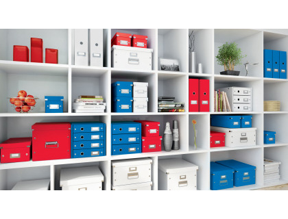 FICHERO CD LEITZ CLICK&STORE CARTON PLASTIFICADO CAPACIDAD 30 CD COLOR NEGRO 143X147X352 MM