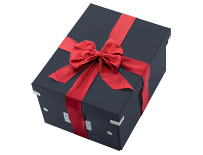 CAJA ALMACENAMIENTO LEITZ CLICK&STORE WOW CARTON RECICLADO COLOR NEGRO 281X200X369 MM