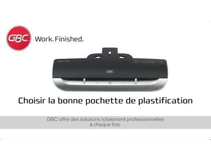 BOLSA DE PLASTIFICAR GBC DIN A4 2X125 MICRAS MATE CAJA DE 100 UNIDADES