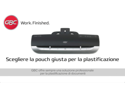 BOLSA DE PLASTIFICAR GBC DIN A5 2X125 MICRAS CAJA DE 100 UNIDADES