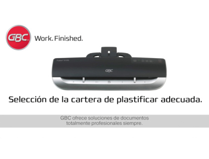 BOLSA DE PLASTIFICAR GBC DIN A5 2X125 MICRAS CAJA DE 100 UNIDADES