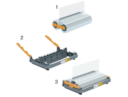 REPUESTO PARA PLASTIFICADORA GBC FOTON DIN A4 75 MICRAS BOBINA 56,4 MT BRILLO