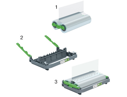 REPUESTO PARA PLASTIFICADORA GBC FOTON DIN A4 75 MICRAS BOBINA 56,4 MT BRILLO