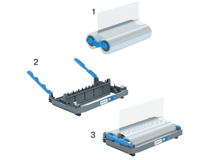 REPUESTO PARA PLASTIFICADORA GBC FOTON DIN A4 75 MICRAS BOBINA 56,4 MT BRILLO