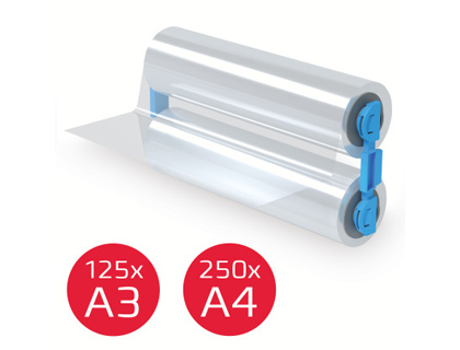 REPUESTO PARA PLASTIFICADORA GBC FOTON DIN A4 75 MICRAS BOBINA 56,4 MT BRILLO