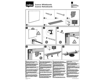 TABLERO DE ANUNCIOS NOBO ESSENCE CORCHO MARCO ALUMINIO 1200X900 MM