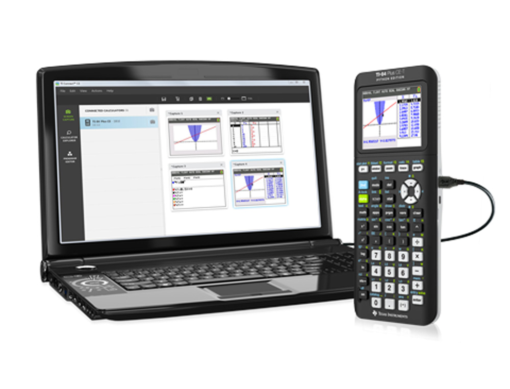 CALCULADORA TEXAS INSTRUMENTS TI-84 PLUS CE-T PYTHON GRAFICA 10 LINEAS 3MB ROM 154KB RAM