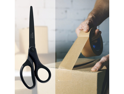 TIJERA LEITZ PREMIUM TITANIUM ANTIADHERENTE 180 MM COLOR NEGRO