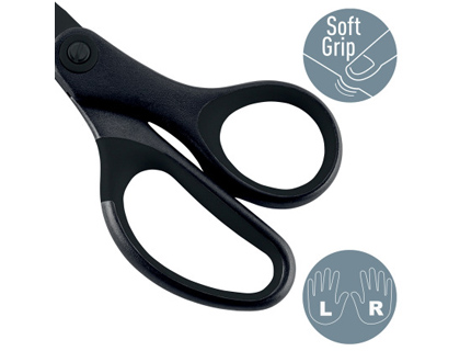 TIJERA LEITZ PREMIUM TITANIUM ANTIADHERENTE 180 MM COLOR NEGRO
